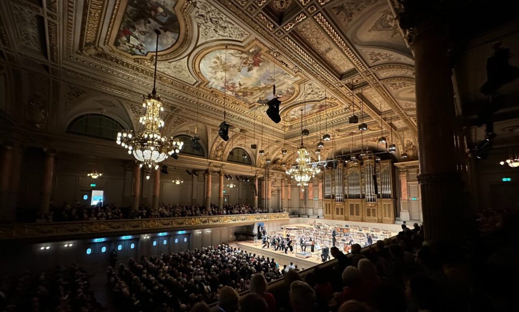 inside of the Tonhalle-Orchester in Zurich Switzerland