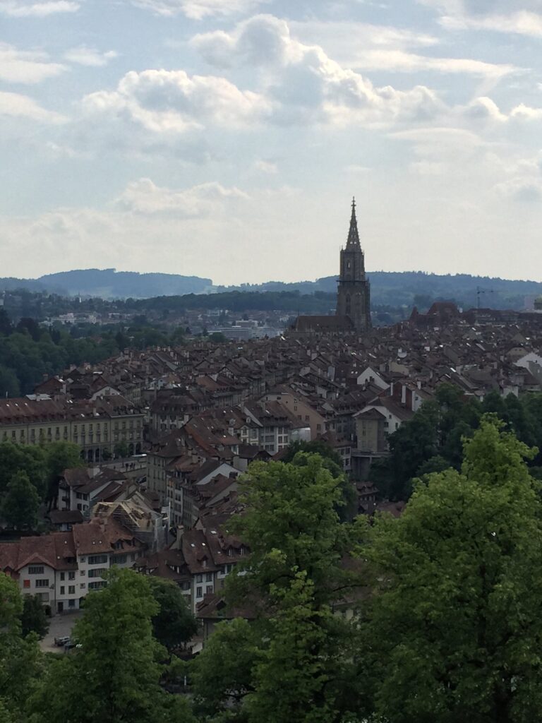 view of the city of bern switzerland