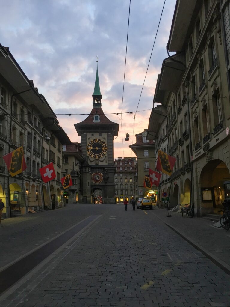 the zytglogge clock tower in bern switzerland