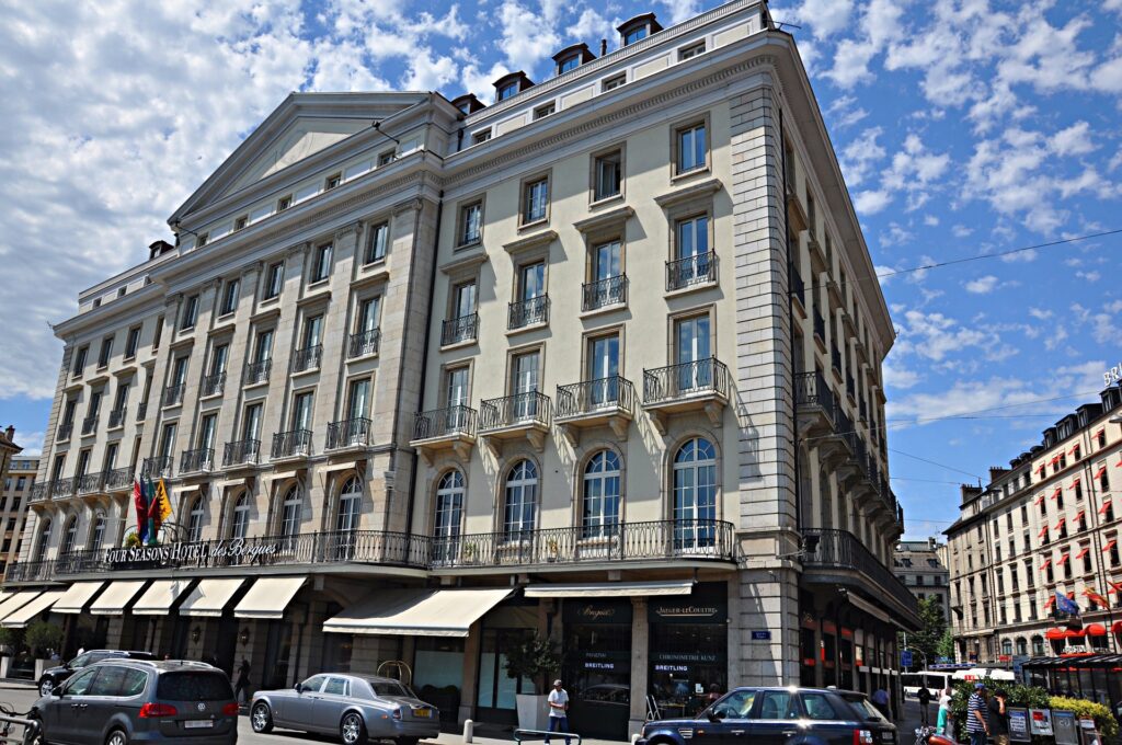 four seasons hotel des bergues geneva in switzerland