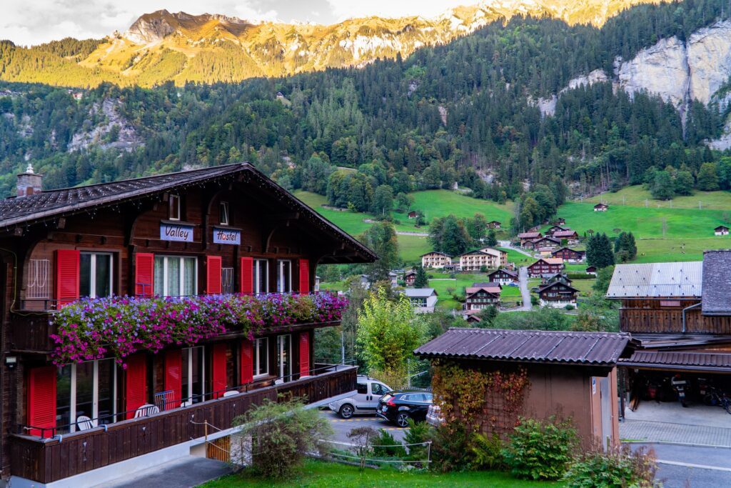 valley hostel in lauterbrunnen switzerland