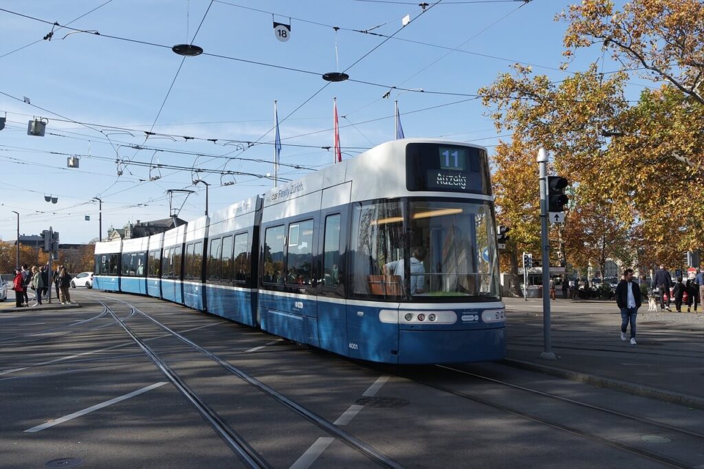 tram in zurich