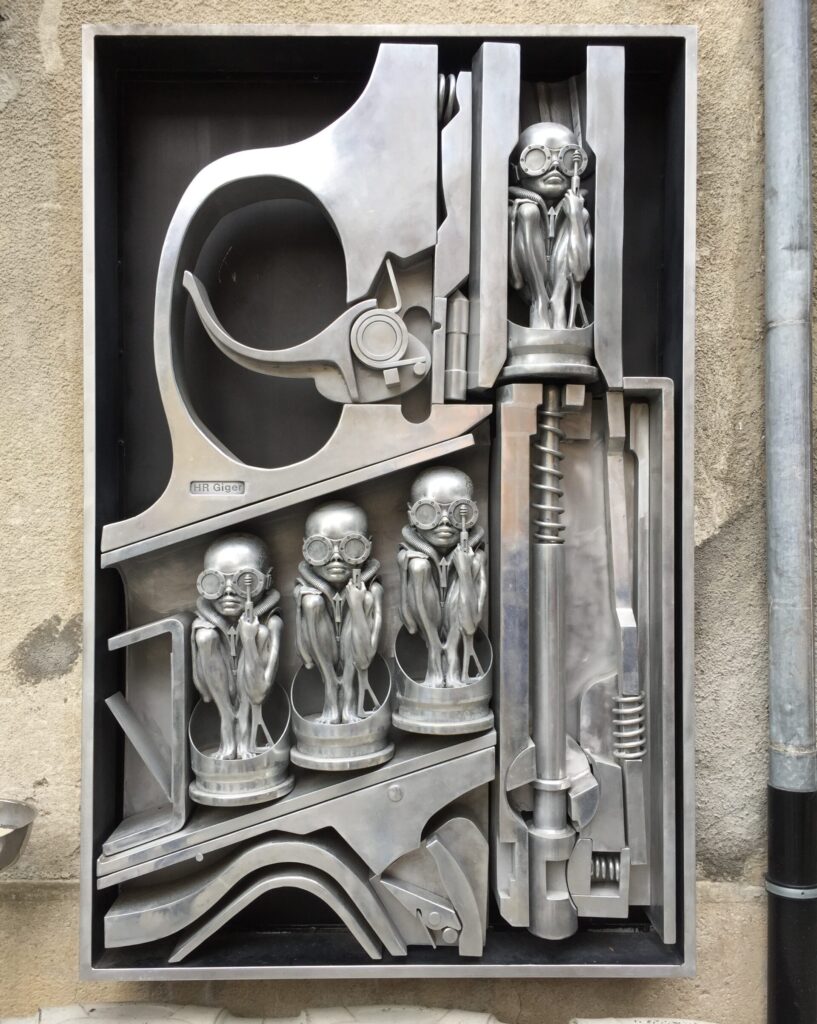 Art by HR Giger in Gruyères Switzerland