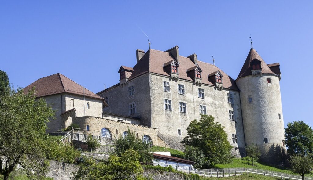 Gruyères Castle in Switzerland