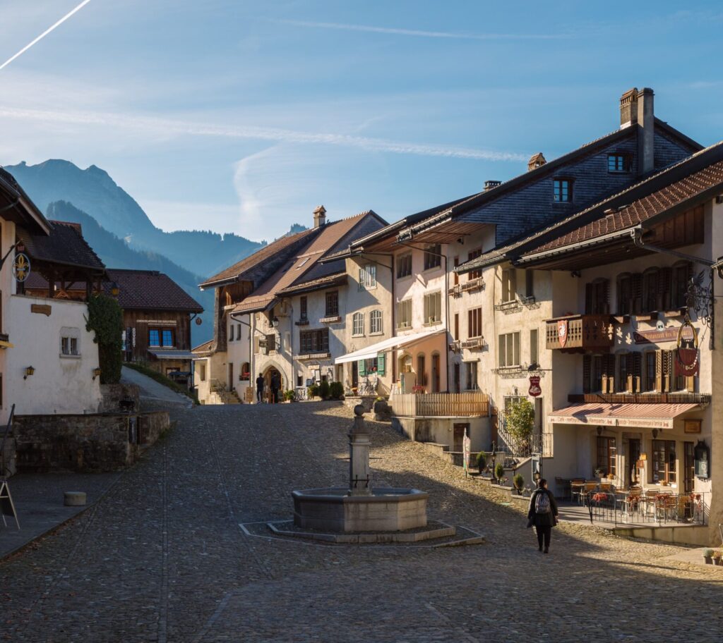 Gruyères village Switzerland