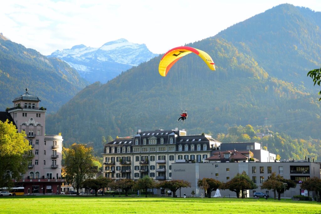 höhematte park in interlaken switzerland