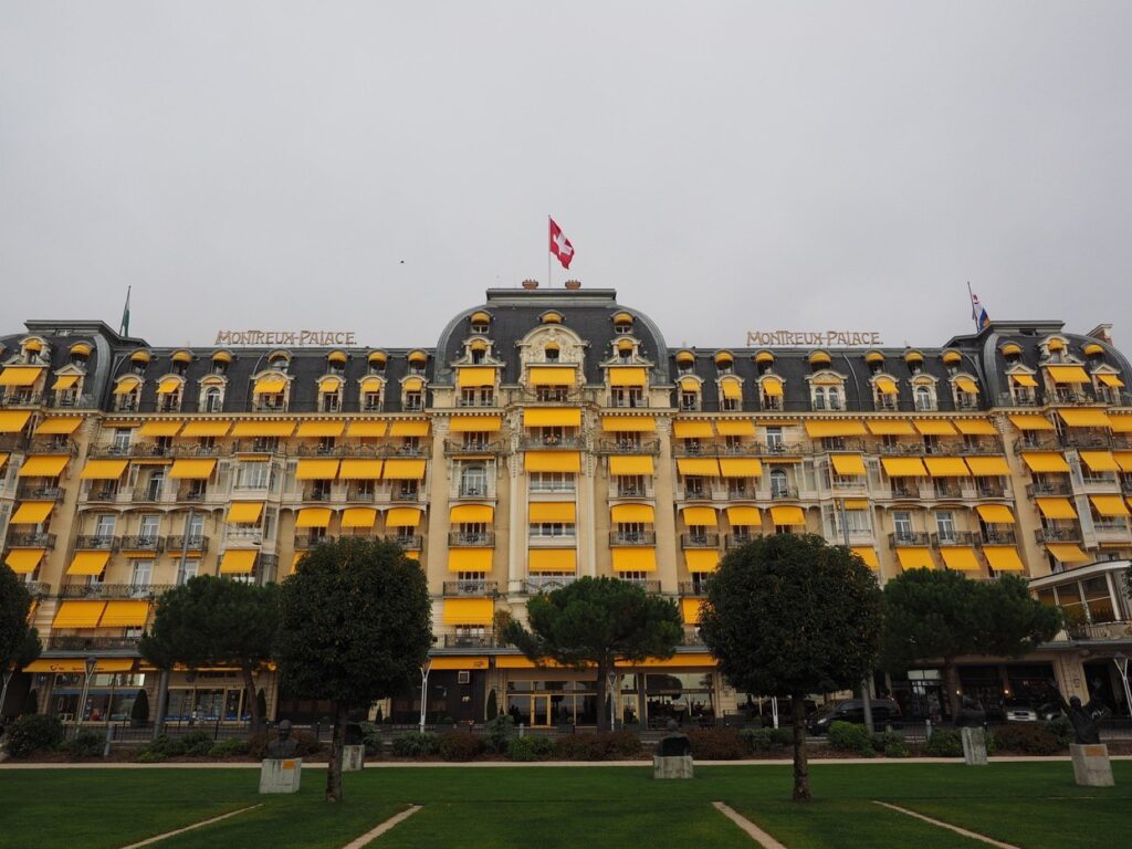 hotel Fairmont Le Montreux Palace in montreux switzerland